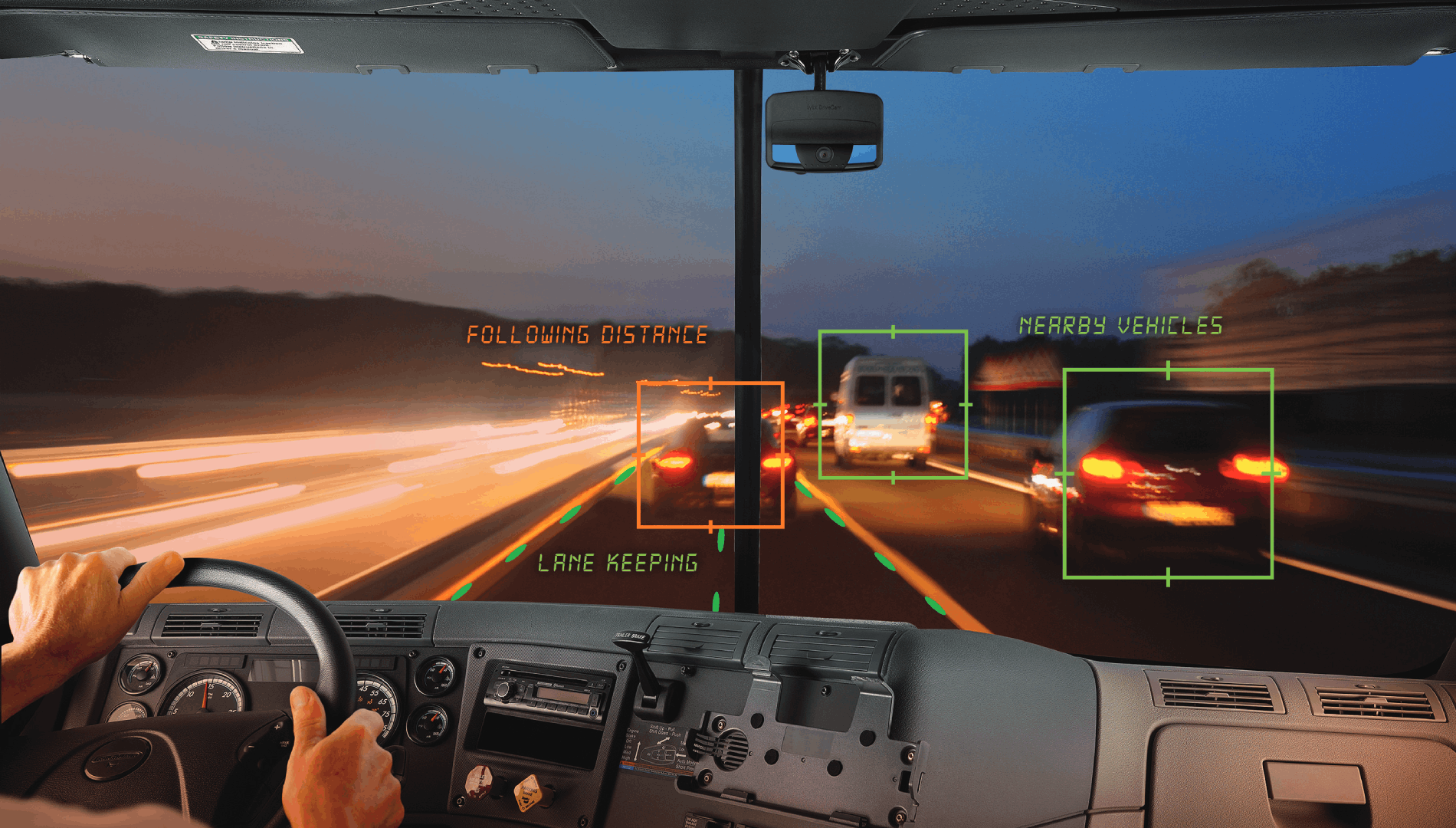 Preventing truck crashes: A dashcam-based approach for detecting  'microsleep' behavior